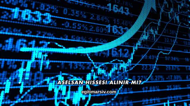Aselsan Hissesi Alınır mı?