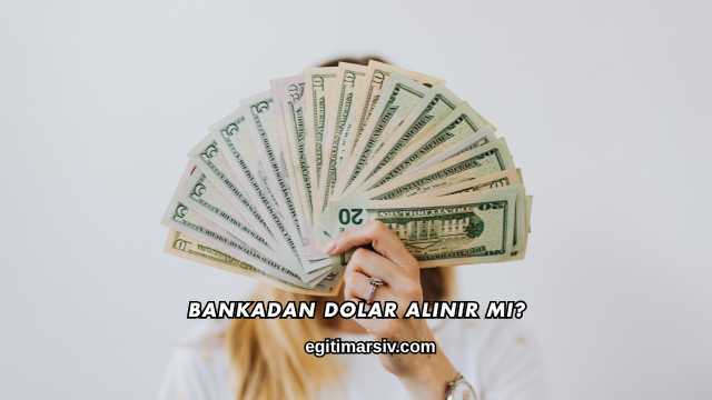 Bankadan Dolar Alınır mı?