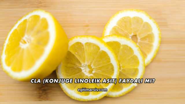 CLA (Konjuge Linoleik Asit) Faydalı mı?