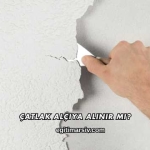 Çatlak Alçıya Alınır mı?
