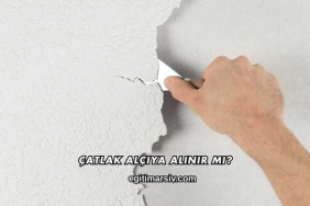 Çatlak Alçıya Alınır mı?