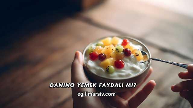 Danino Yemek Faydalı mı?