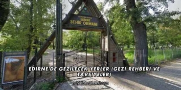 Edirne'de Gezilecek Yerler (Gezi Rehberi ve Tavsiyeler)
