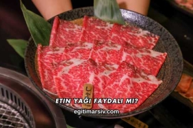 Etin Yağı Faydalı mı?