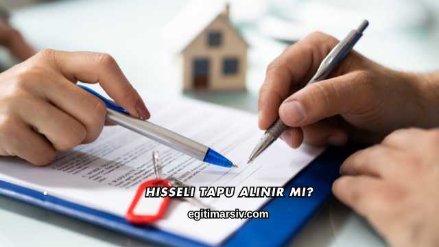 Hisseli Tapu Alınır mı?