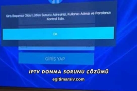 IPTV Donma Sorunu Çözümü