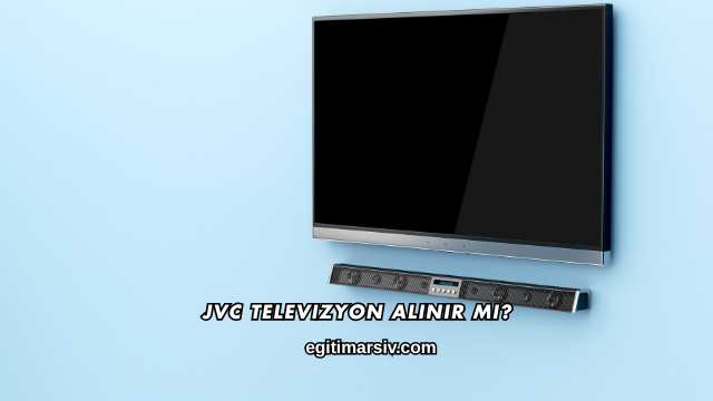 JVC Televizyon Alınır mı?