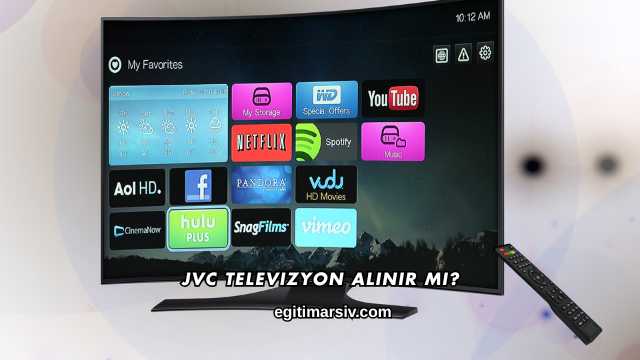 JVC Televizyon Alınır mı?