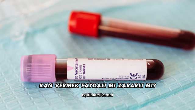 Kan Vermek Faydalı mı Zararlı mı?