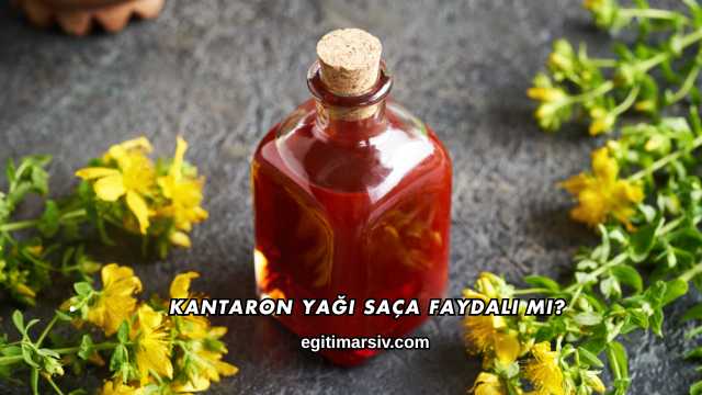 Kantaron Yağı Saça Faydalı mı?