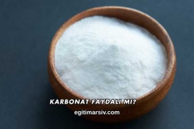 Karbonat Faydalı mı?