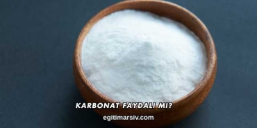 Karbonat Faydalı mı?