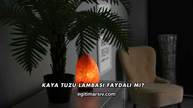 Kaya Tuzu Lambası Faydalı mı?