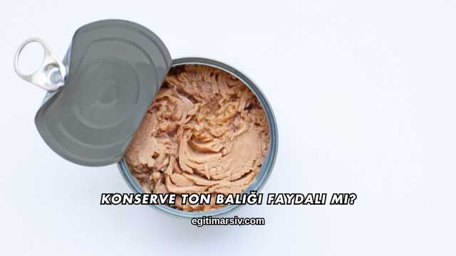 Konserve Ton Balığı Faydalı mı?