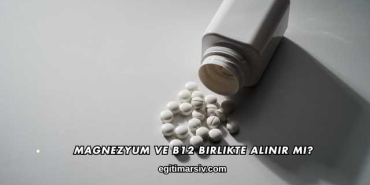 Magnezyum ve B12 Birlikte Alınır mı