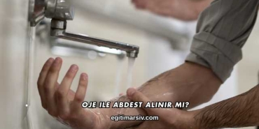 Oje ile Abdest Alınır mı?