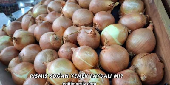 Pişmiş Soğan Yemek Faydalı mı?