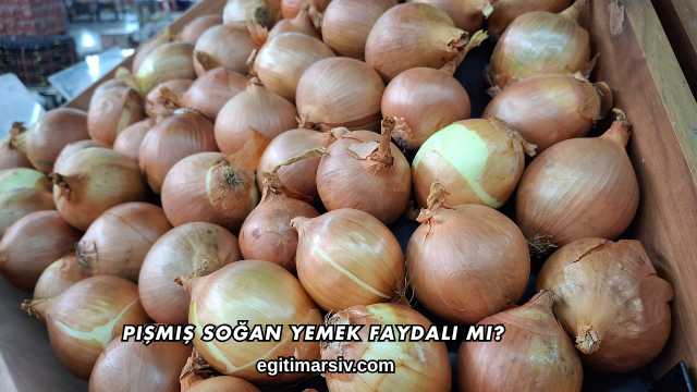 Pişmiş Soğan Yemek Faydalı mı?