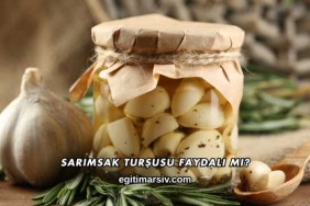 Sarımsak Turşusu Faydalı mı?