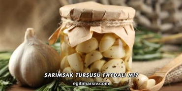 Sarımsak Turşusu Faydalı mı?