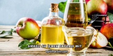 Sirkeli Su İçmek Faydalı mı