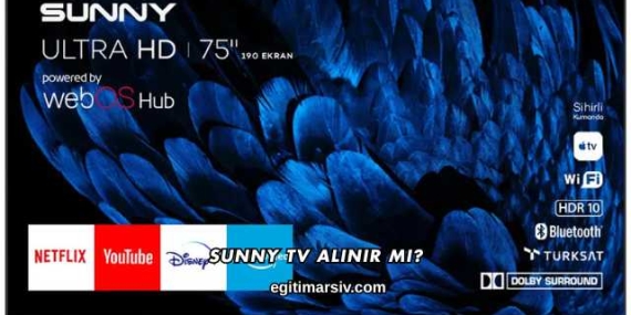 Sunny TV Alınır mı?