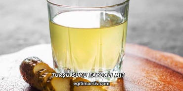 Turşu Suyu Faydalı mı?
