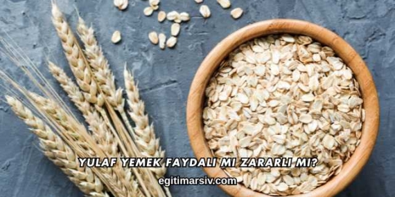 Yulaf Yemek Faydalı mı Zararlı mı?