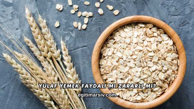 Yulaf Yemek Faydalı mı Zararlı mı?