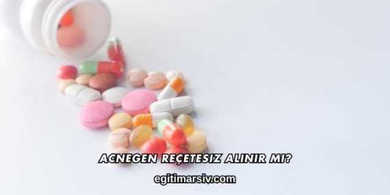 Acnegen Reçetesiz Alınır mı?