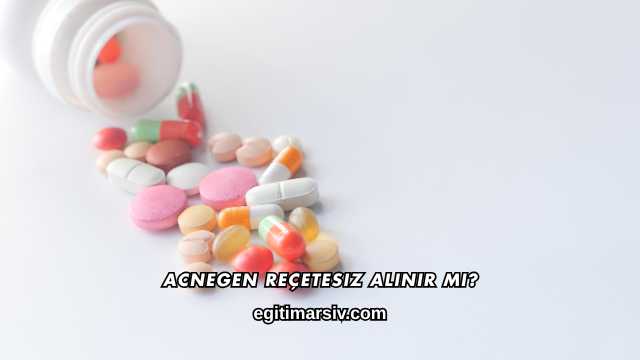Acnegen Reçetesiz Alınır mı?