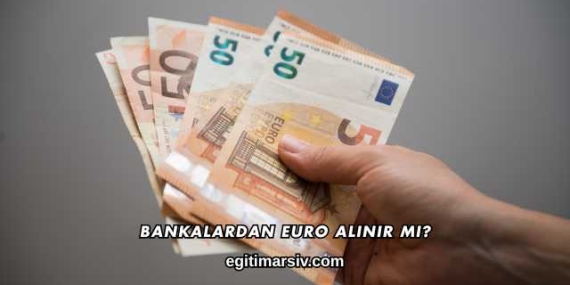 Bankalardan Euro Alınır mı?