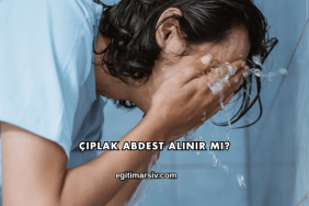 Çıplak Abdest Alınır mı?