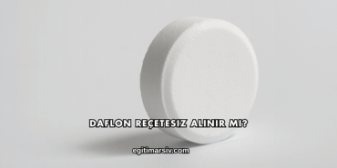Daflon Reçetesiz Alınır mı?
