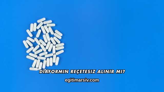 Diaformin Reçetesiz Alınır mı?