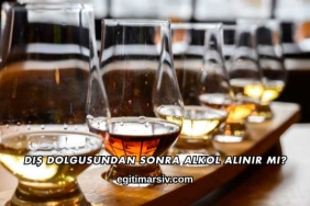 Diş Dolgusundan Sonra Alkol Alınır mı?