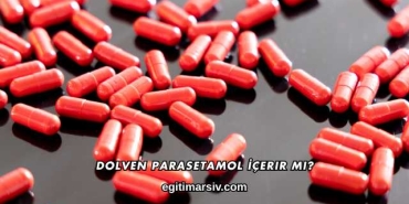 Dolven Parasetamol İçerir mi?