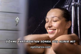 Dövme Yaptırdıktan Sonra Duş Alınır mı?