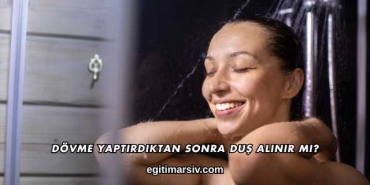 Dövme Yaptırdıktan Sonra Duş Alınır mı?