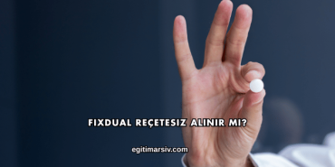 Fixdual Reçetesiz Alınır mı?
