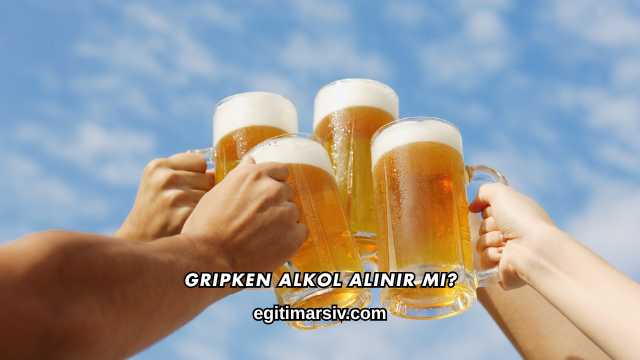 Gripken Alkol Alınır mı?