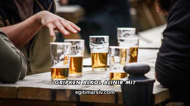 Gripken Alkol Alınır mı?
