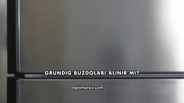 Grundig Buzdolabı Alınır mı?