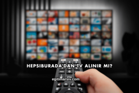 Hepsiburada'dan TV Alınır mı?