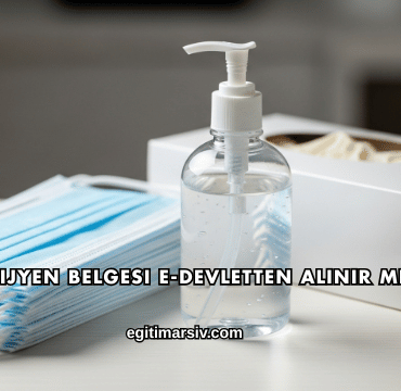 Hijyen Belgesi E-Devletten Alınır mı?