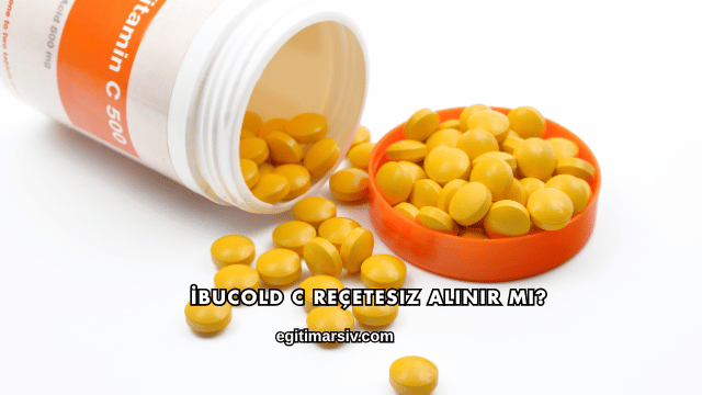 İbucold C Reçetesiz Alınır mı?