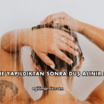 İğne Yapıldıktan Sonra Duş Alınır mı?