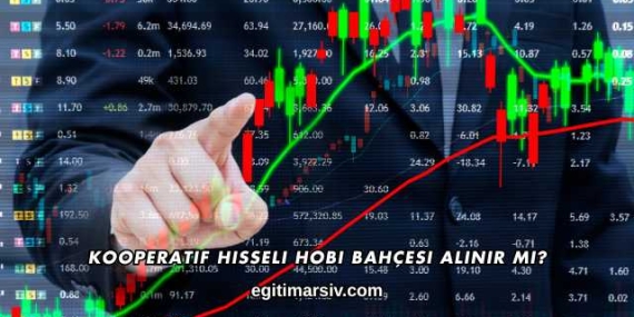 Kooperatif Hisseli Hobi Bahçesi Alınır mı?