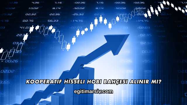 Kooperatif Hisseli Hobi Bahçesi Alınır mı?