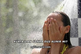Kürtajdan Sonra Duş Alınır mı?